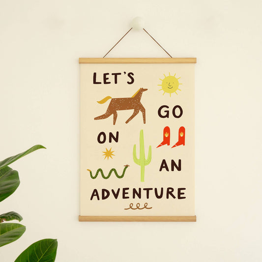 Let's Go On An Adventure A4 Art Print