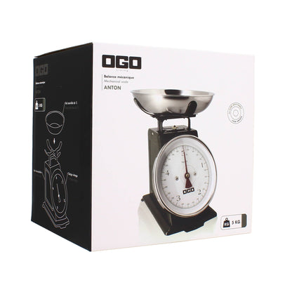 5kg/20g green mechanical kitchen scale