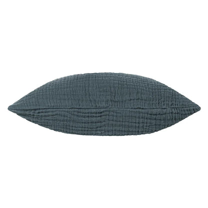 Yard Lark Muslin Crinkle Cotton Cushion Dusk 45x45 Feather Filled