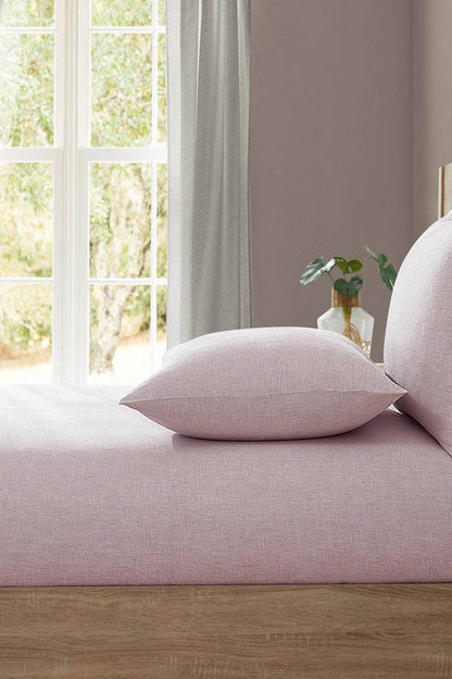 Lazy Linen Pillowcase Pair Mellow Pink