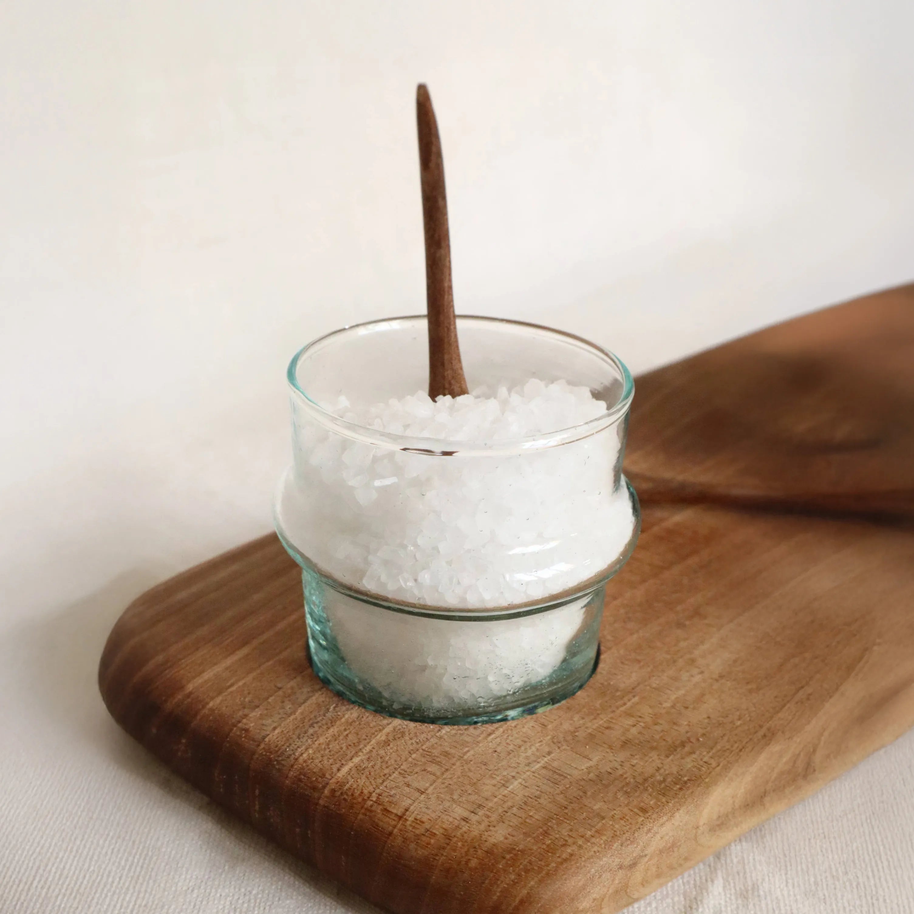 Wooden Walnut Board Serving 2 Glasses