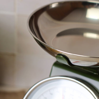 5kg/20g green mechanical kitchen scale