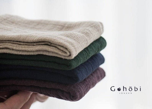 Gohobi Japanese Gongfu tea towels Linen
