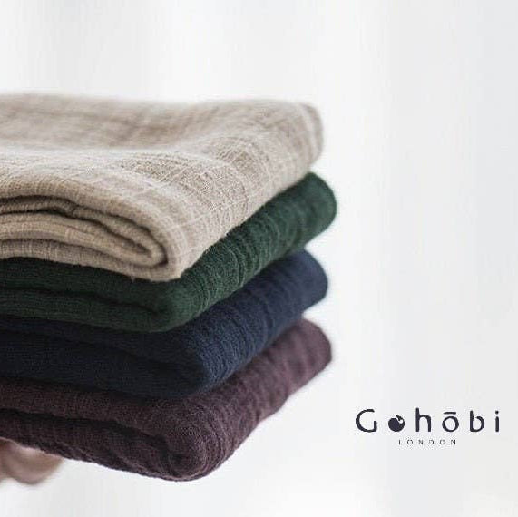 Gohobi Japanese Gongfu tea towels Linen