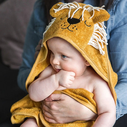 Lion Hooded Baby Towel