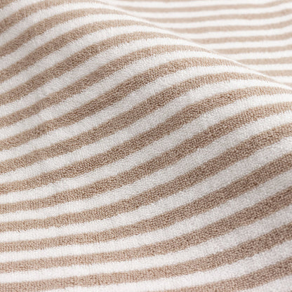 Hebden Striped Cotton Hand Towel Natural