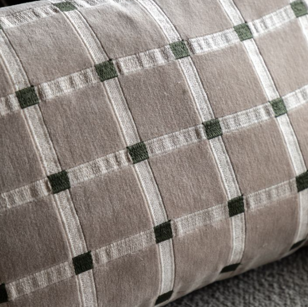 Sana Velvet Cushion Taupe