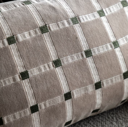 Sana Velvet Cushion Taupe