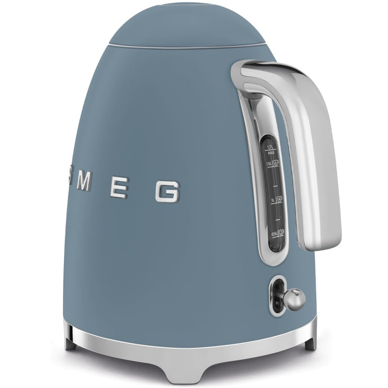 Smeg Storm Blue Kettle in Matte Limited Edition