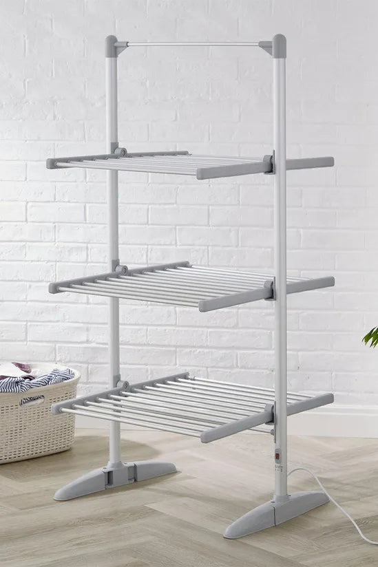 Swan 3 Tier Heated Clothes Airer